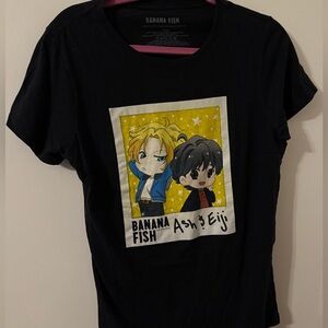 Hot Topic Black Banana Fish Tee